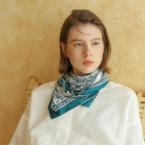 Hijab omota od 100% svilenog kegla