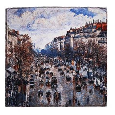 Obojena marama boje svile