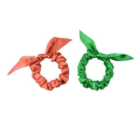 Silk Scrunchies s zečjim uhom